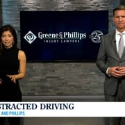 Chelsey Sayasane and David Greene discuss distracted driving on Studio 10