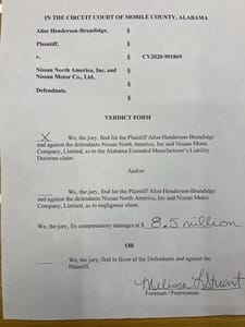 $8 5 Million Defective Airbag Verdict Beasley Allen and Greene Phillips