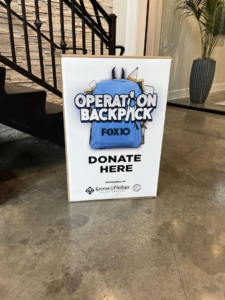 Operation Backpack Donation Box