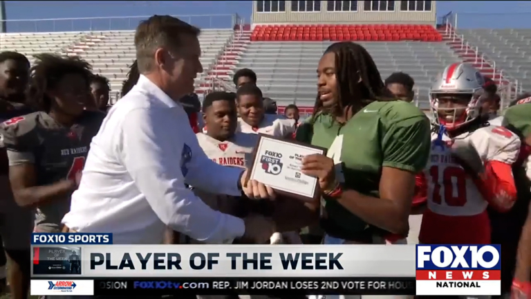 Fox 10 - Greene & Phillips Player of the Week Amari Yelding