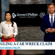Handling a Car Wreck Claim Sponsored by Greene & Phillips - Studio 10