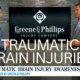 Attorney David Greene of Greene & Phillips discusses traumatic brain injuries after car accidents during a TV news interview.