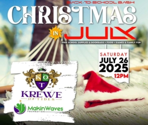 Christmas in July Krewe of Tides Backpack Giveaway