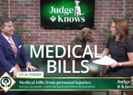 David Greene, personal injury attorney at Greene & Phillips, being interviewed on WKRG's Judge Knows segment about who pays medical bills after an accident in Alabama
