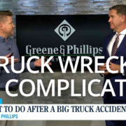 David Greene of Greene & Phillips Injury Lawyers discusses truck accident claims on FOX10's Studio 10