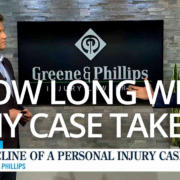 J. David Greene of Greene & Phillips Injury Lawyers discusses case timelines and demand letters on Studio 10
