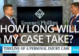 J. David Greene of Greene & Phillips Injury Lawyers discusses case timelines and demand letters on Studio 10