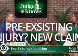 J. David Greene of Greene & Phillips Injury Lawyers discusses pre-existing conditions and car accident claims on WKRG News 5's Judge Knows