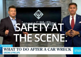 J. David Greene of Greene & Phillips Injury Lawyers discusses what to do at the scene of a car accident on FOX10's Studio 10