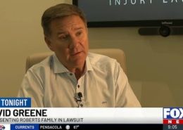 Attorney David Greene of Greene & Phillips speaking with FOX10 News about the Kushla McLeod Road wrongful death lawsuit
